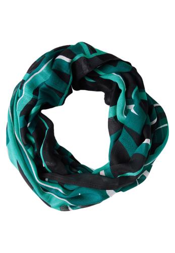 Bedruckter Loop Schal A - Black