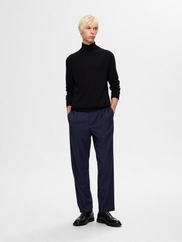 SLH190-REG TAPERED LEROY PLEAT PANT NOOS Blau L