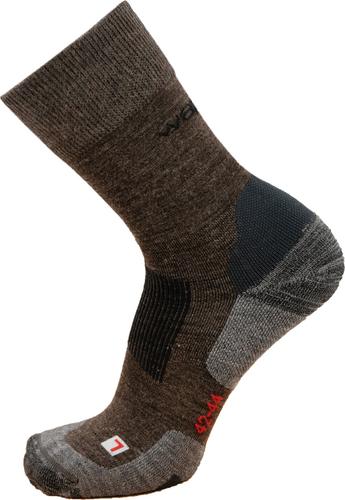 WAPITI Herren Socken Wandersocken S02 Merino All Season 36-38 in Braun