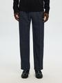 SLH-190 REG TAPERED LEROY WOOL BLND PANT S Verjüngt - Dark Navy