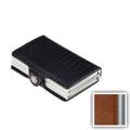 Secrid Kartenetui Portemonnaie Twinwallet RFID Braun|Silber