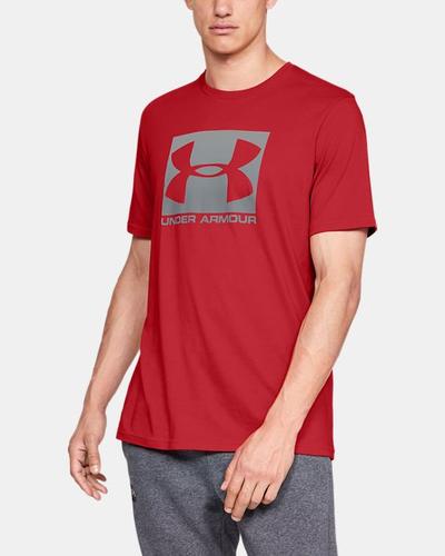 UNDER ARMOUR Herren Kurzarm BOXED SPORTSTYLE SS S in Rot