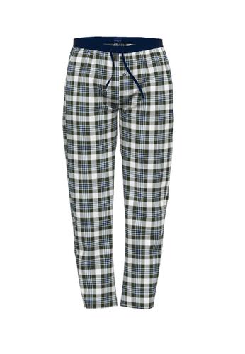 TOM TAILOR Herren Lange-Hose kariert 1er Pack 50 - Grün-mittel-karo
