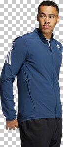 ADIDAS Herren Trainingsjacke "Aeroready 3-Stripes Jacket" M in Blau