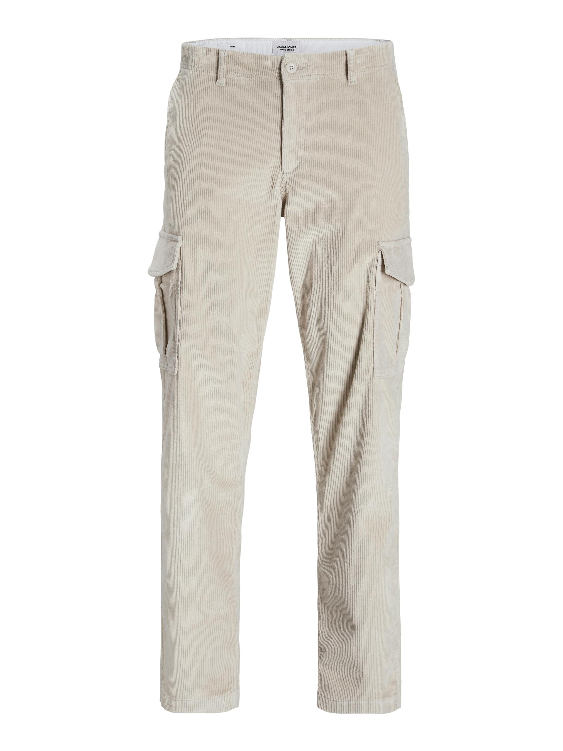 JPSTKANE JJBASIC CORDUROY CARGO JNR 152 Locker geschnitten - Moonbeam