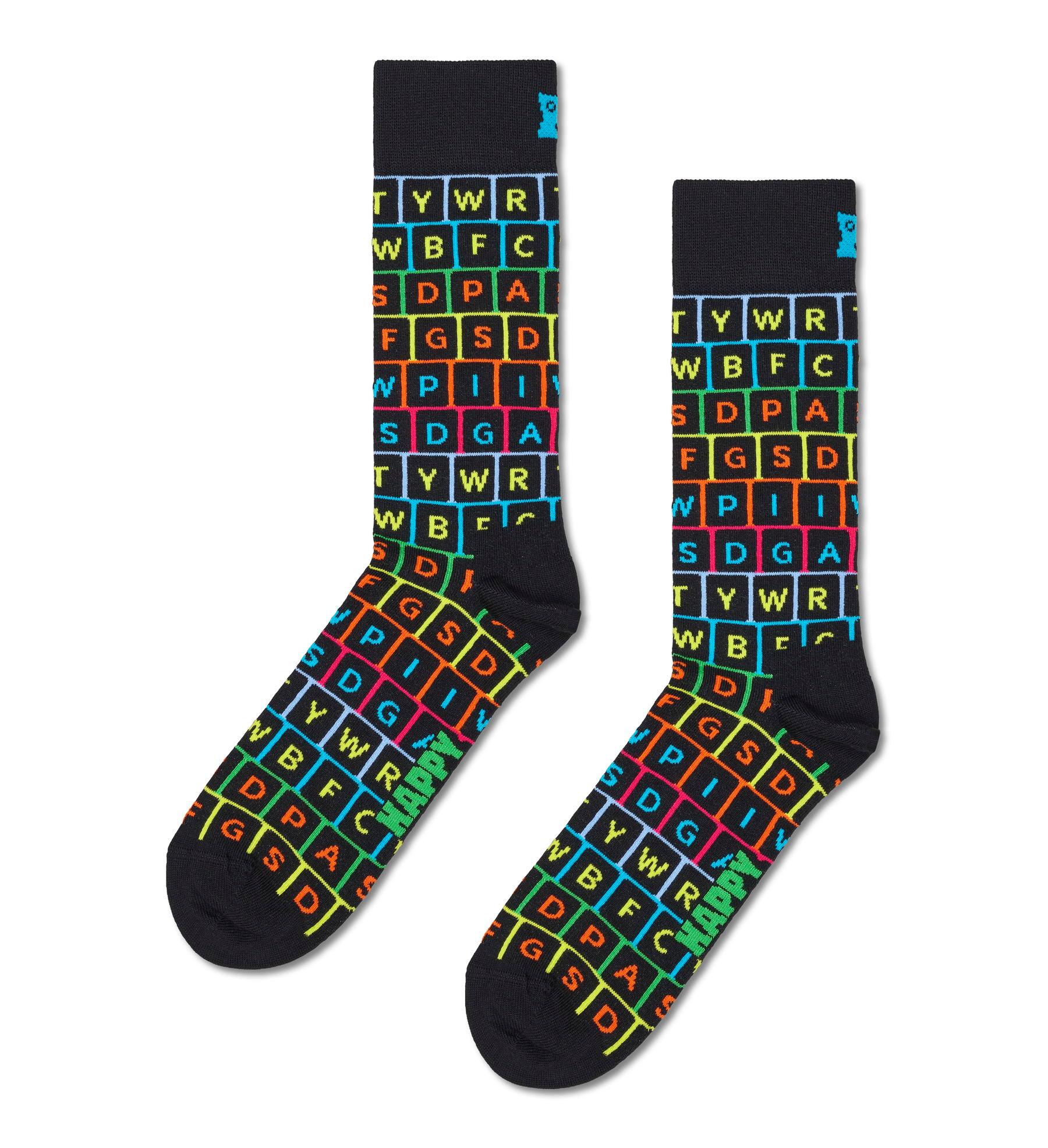 Socken "Keyboard" - Schwarz / 41-46