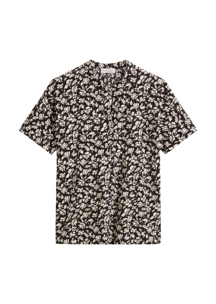 Kurzarm-Jersey-Bluse relaxed M Relaxed Fit - Multi