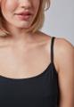 Skiny Damen Spaghettishirt Cotton Essentials Schwarz 42