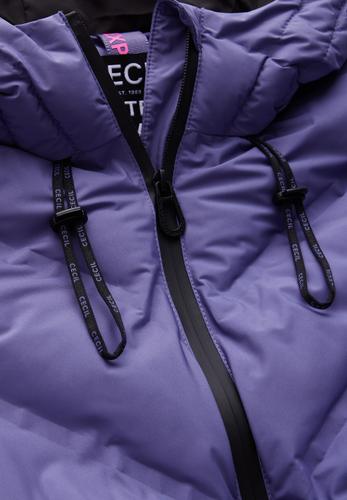 Mantel mit Schweißnähten XXL - Stormy Violet