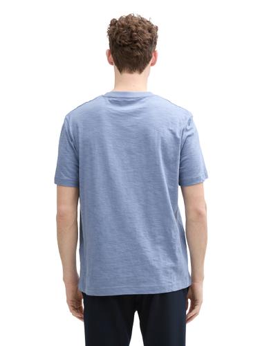 T-Shirt mit Foto-Print XXL Regular Fit - Dove Blue