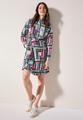 Gemustertes Kleid L - Light Alabaster White