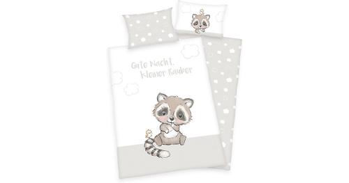 Babybettwäsche »Kleiner Räuber«, Baby Best, mit niedlichem Druck und Schriftzug