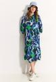 Midikleid mit Print M - Vanilla White