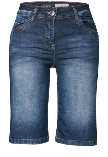 Casual Fit Jeansshorts 27 - Mid Blue Used Wash