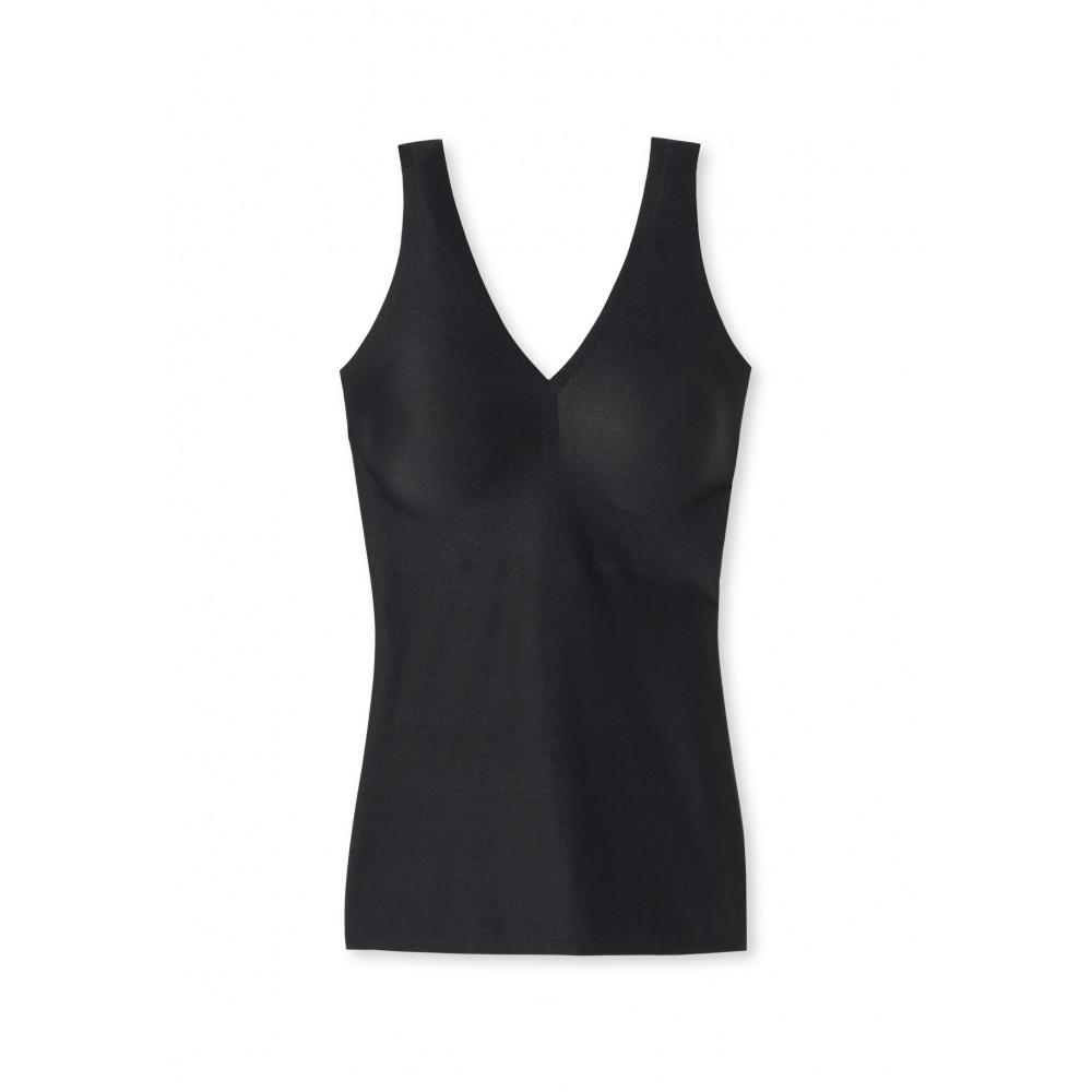 Top mit Pads 42 - Schwarz