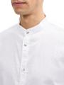 Regular Fit Hemd mit Leinenanteil XXL Regular Fit - White