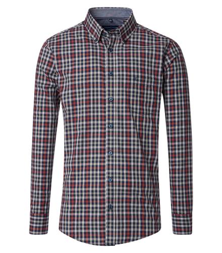 Freizeithemd L Comfort Fit - Rot