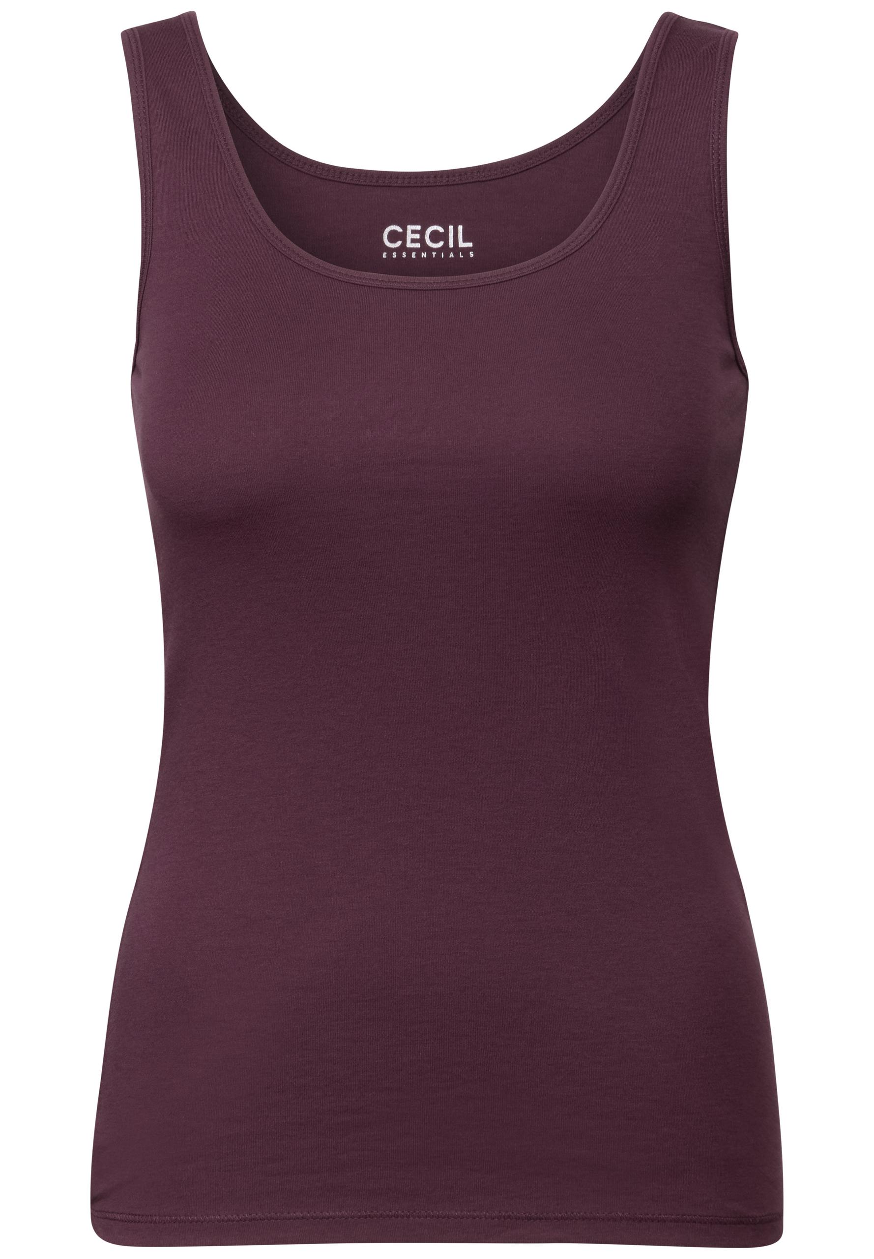 Basic Top L - Mulberry Red