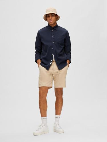 SLHREGULAR-BRODY LINEN SHORTS NOOS Braun S