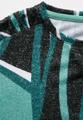 Bedrucktes Langarmshirt L - Black Melange
