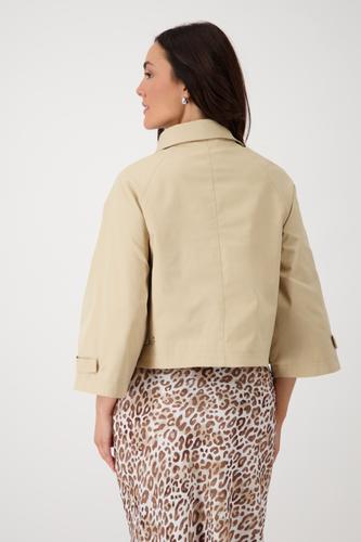 Kurze Trenchjacke 36 - Camel