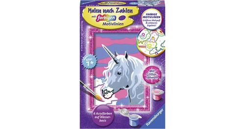 Ravensburger Spiel - Malen nach Zahlen mit Gitterramen - Einhorn