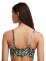 SOFTSTRETCH Bustier mit Rundhalsausschnitt XS/S - Multico Zebra Print