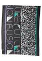 Loop-Schal mit Print A - Black