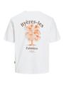 JORPAROS EASTER SKETCH TEE SS CREW N LN L Locker geschnitten - Bright White