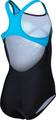 ARENA Kinder Schwimmanzug GIRL'S MULTI PIXELS SWIMSUIT SWIM PRO BACK L 140 in Schwarz