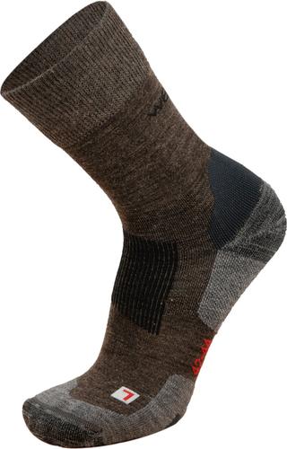 WAPITI Herren Socken Wandersocken S02 Merino All Season 36-38 in Braun