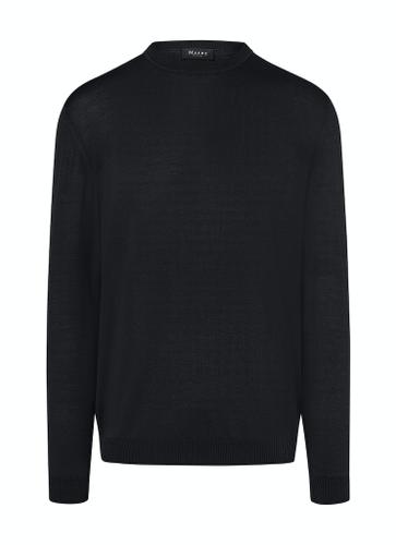 Pullover Rundhals 1/1 Arm Schwarz 56