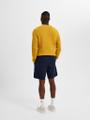 SLHREGULAR-BRODY LINEN SHORTS NOOS Blau L