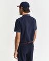 Tipped Piqué Poloshirt L - Evening Blue