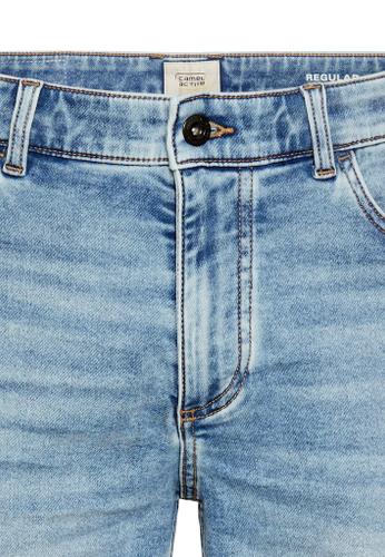 fleXXXactive® Jeansshorts im Regular Fit Blau 38IN