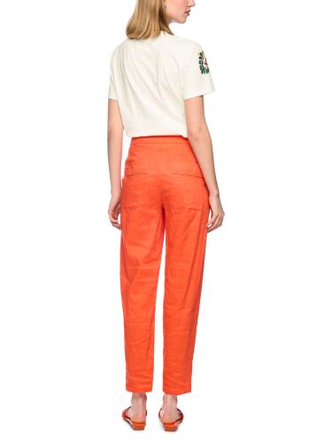 Shirt mit Hibiskus-Print und Pailletten 40 - Off-white