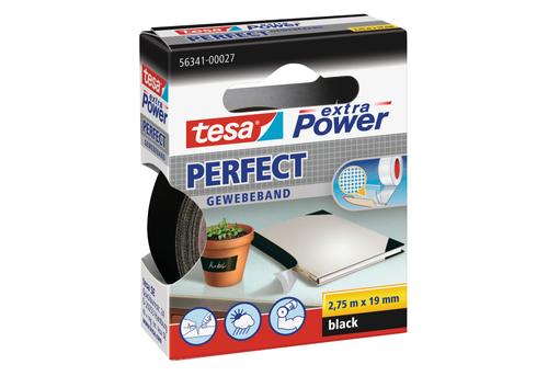 Tesa Gewebeband 19mm schw.