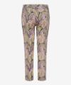 Style Mel S 38 Flatfronthose, Damenhose, Reißverschluss, Mit Bindegürtel, Konischer Beinverlauf, Normale Leibhöhe, Relaxed Fit, Schmale Fußweite - Sea Shell