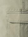 Short Cargo Garment Dyed + Stone Washed Stretch Grau 38