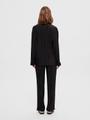 SLFELLIE HW PLISSE PANT XS Normal geschnitten - Black