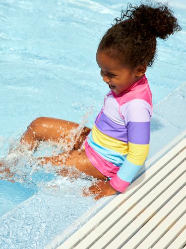 NMFZIMMI UV SWIM TOP 92 - Pink Yarrow