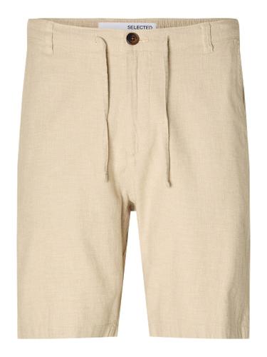 SLHREGULAR-BRODY LINEN SHORTS NOOS Braun M