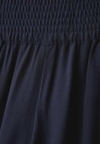 Wide Leg Crepe Hose S/30 - Universal Blue