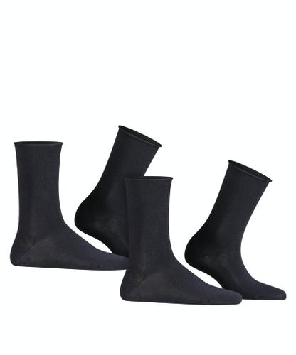 FALKE Happy 2-Pack Damen Blau 39-42