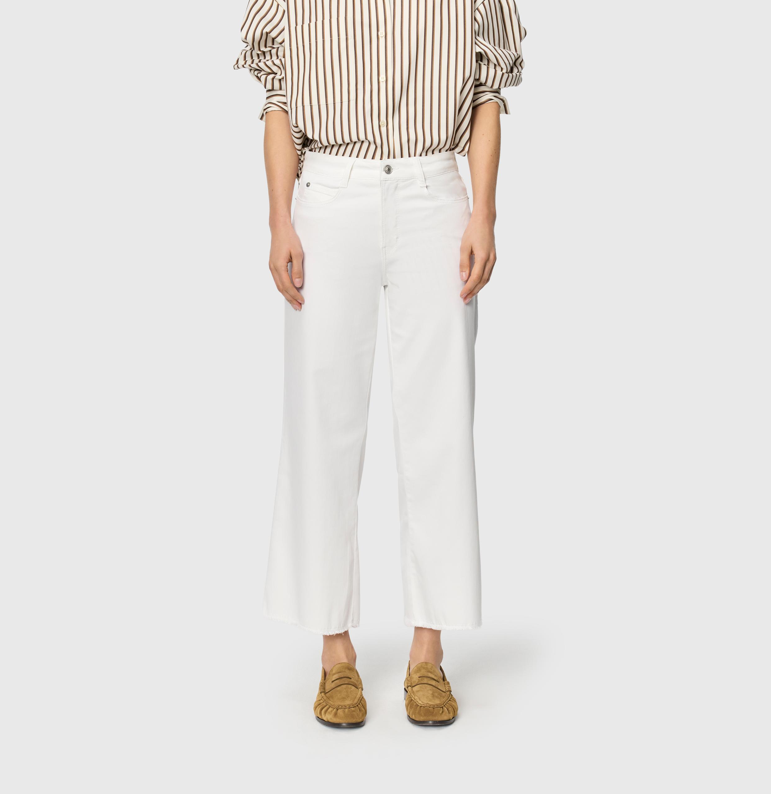 MAC JEANS - DREAM WIDE, DREAM Wonder light Denim 36/OL Wide Fit - Weiß
