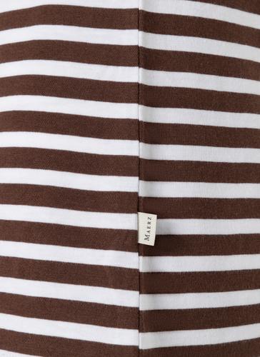 T-Shirt Rundhals 1/2 Arm Slim Fit - Dark Chocolate
