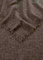 Premium Schal aus reinem Kaschmir Braun one size