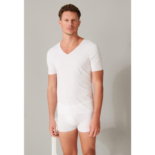 T-shirt V-Ausschnitt 4 - Weiss