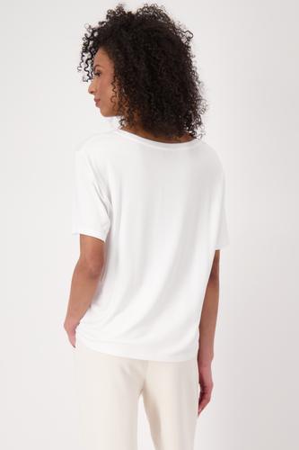T-Shirt mit Taschenprint 36 - Cream