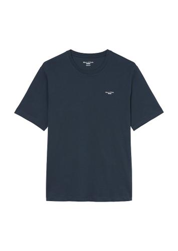T-Shirt regular M - Navy Teal